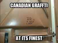 Canadian graffiti