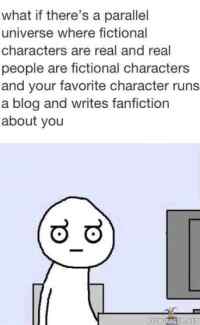 Parallel universes and fictional characters