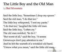 The little boy and the old man.