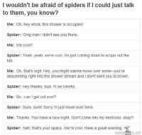 Talking with spiders