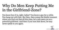 Girlfriend zone