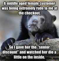 Senior discount