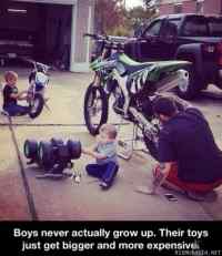 Boys never grow up