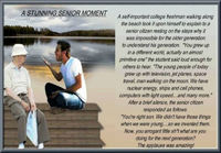 a stunning senior moment