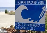 Tsunami hazard Zone