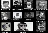 Superheroes as kids