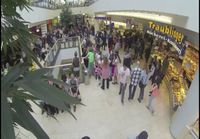 Bavarian flashmob in Munich