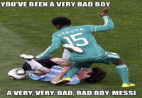 Bad boy Messi