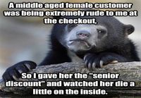 Senior discount