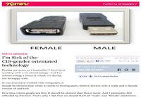 male and female electronics