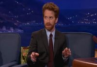 Seth Green & Googly eyes on Conan