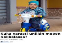 Uniikin mopo kateissa