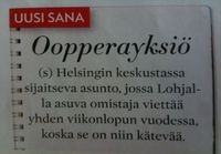 Oopperayksiö