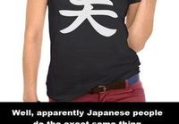 Kanji shirts