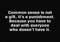 Common sense