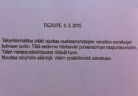 Taloyhtiön tiedoite