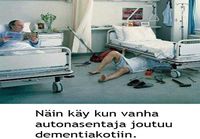 Autonasentaja dementiakodissa