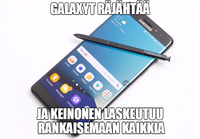 Galaxyt räjähtää