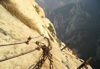 Mt. Huashan in China.