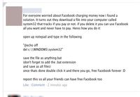 Trolling in facebook