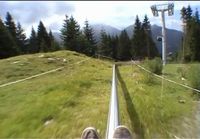 Alpine coaster with no brakes