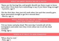 Kids talk about dating