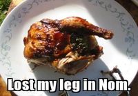 Lost my leg in Nom