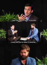 Steve Carell & Zach Galifianakis - cameras