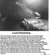 Lucid dreaming