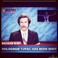 Hologram 2pac shot