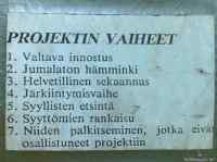 Projektin vaiheet - -true story