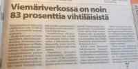 Vihtiläiset viemäriverkossa  - Aika paljon niitä on sinne mennyt 