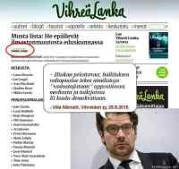 Vihreät, joustavat arvot - Nimilistat poliittisista vastustajista eivät kuulu demokratiaan paitsi niissä poikkeustapauksissa, kun Vihreät niitä laativat. T: Ville Niinistö