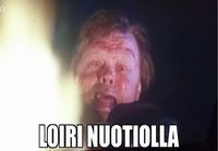 Loiri nuotiolla