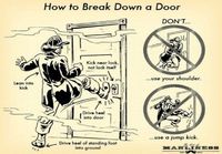 How to break down a door