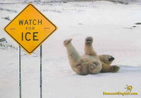 Watch for ice