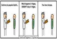 What happens in vegas....