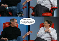 Bill Gates ja Steve Jobs