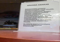 Arvoisa asiakas