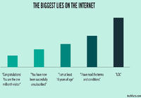 Biggest lies on the internet