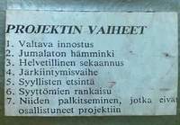 Projektin vaiheet