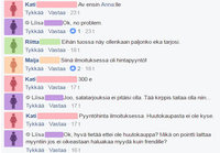 Peilipöydän myyntiä feissarikirppiksellä