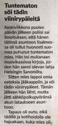 Mystinen viinirypälemies - Liittyen tähän mediaan: https://www.riemurasia.net/kuva/Iisalmessa-tapahtuu/206992