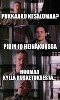 Pukkaako kesälomaa?