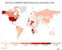 Mobiilidatan Hinta Maailmalla Dollareissa - Suomea ei mainita mutta 0-20 väissä oltaisiin.