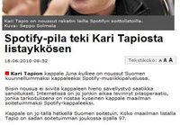 Kari tapio kiittää