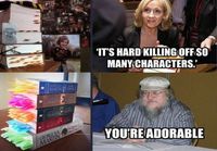 J.K Rowling & George R.R Martin