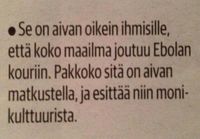 Pakko sitte matkustella