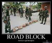 Road block