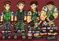 evolution of chris redfield